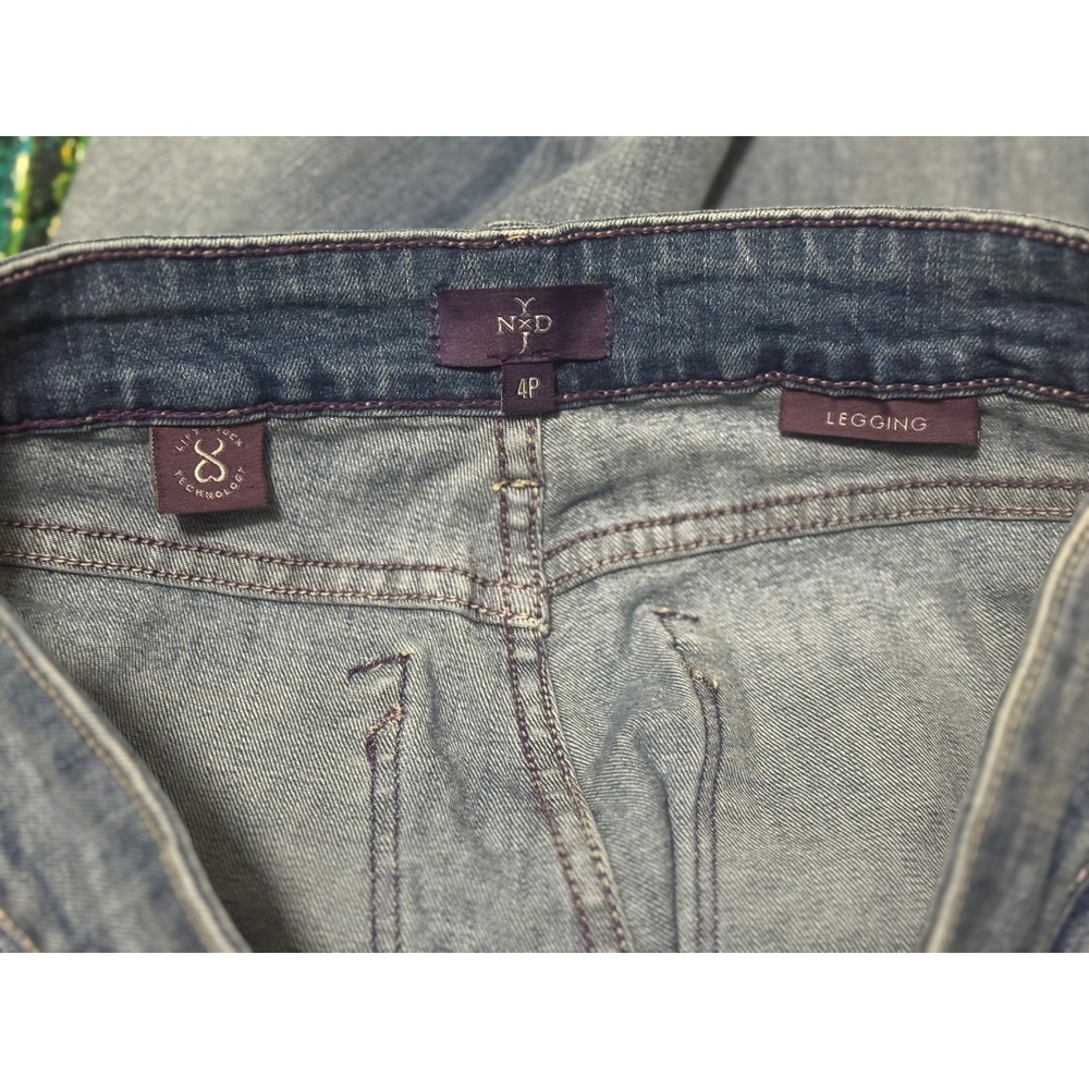 NYDJ Legging 4P Petite Skinny Stretch Jeans Lift Tuck Technology Made in USA - Picture 5 of 7